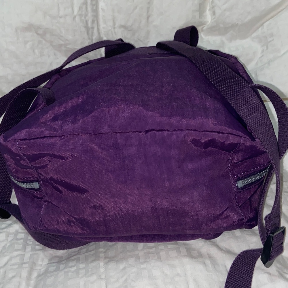Like new Kipling Medium Backpack dark purple - image 7